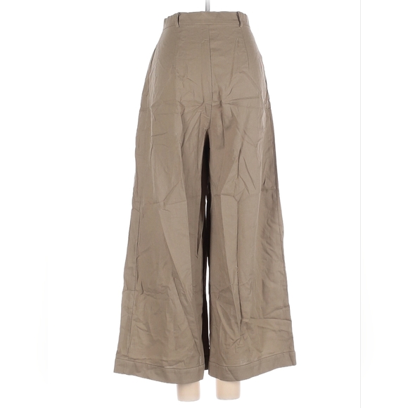 Gentle Herd Size Small, Wide leg high waisted dress pants, linen and tencel - Picture 2 of 2
